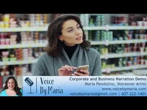 Explainer Video, Corporate, B2B and Business Voiceover Demo – Maria Pendolino – Millennial Narrator