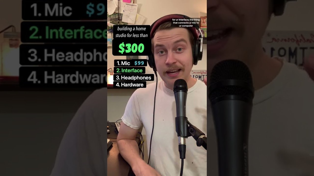 how to build a home studio for less than $300 post thumbnail image