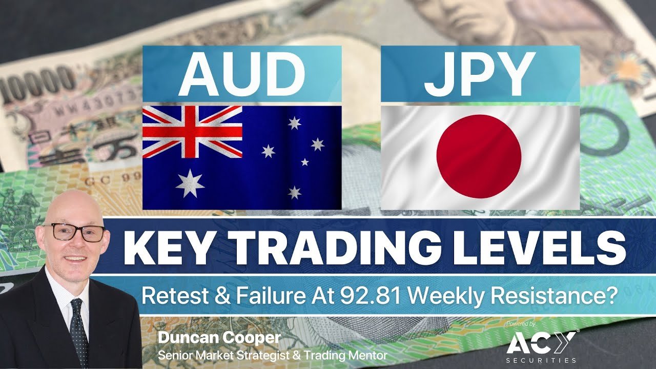 AUDJPY Forex Analysis – Retest & Failure At 92.81 Weekly Resistance? post thumbnail image