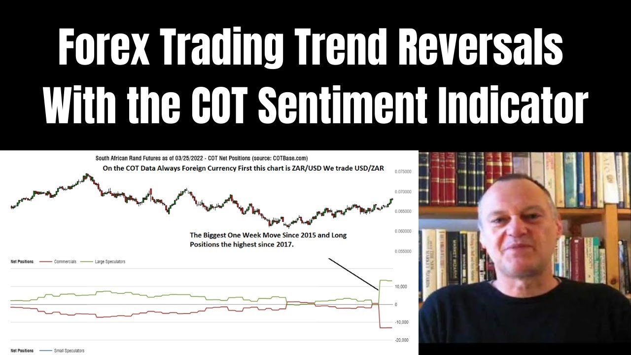 Forex Trading Trend Reversals With The COT Sentiment Indicator USD/ZAR GBP/ZAR Analysis post thumbnail image